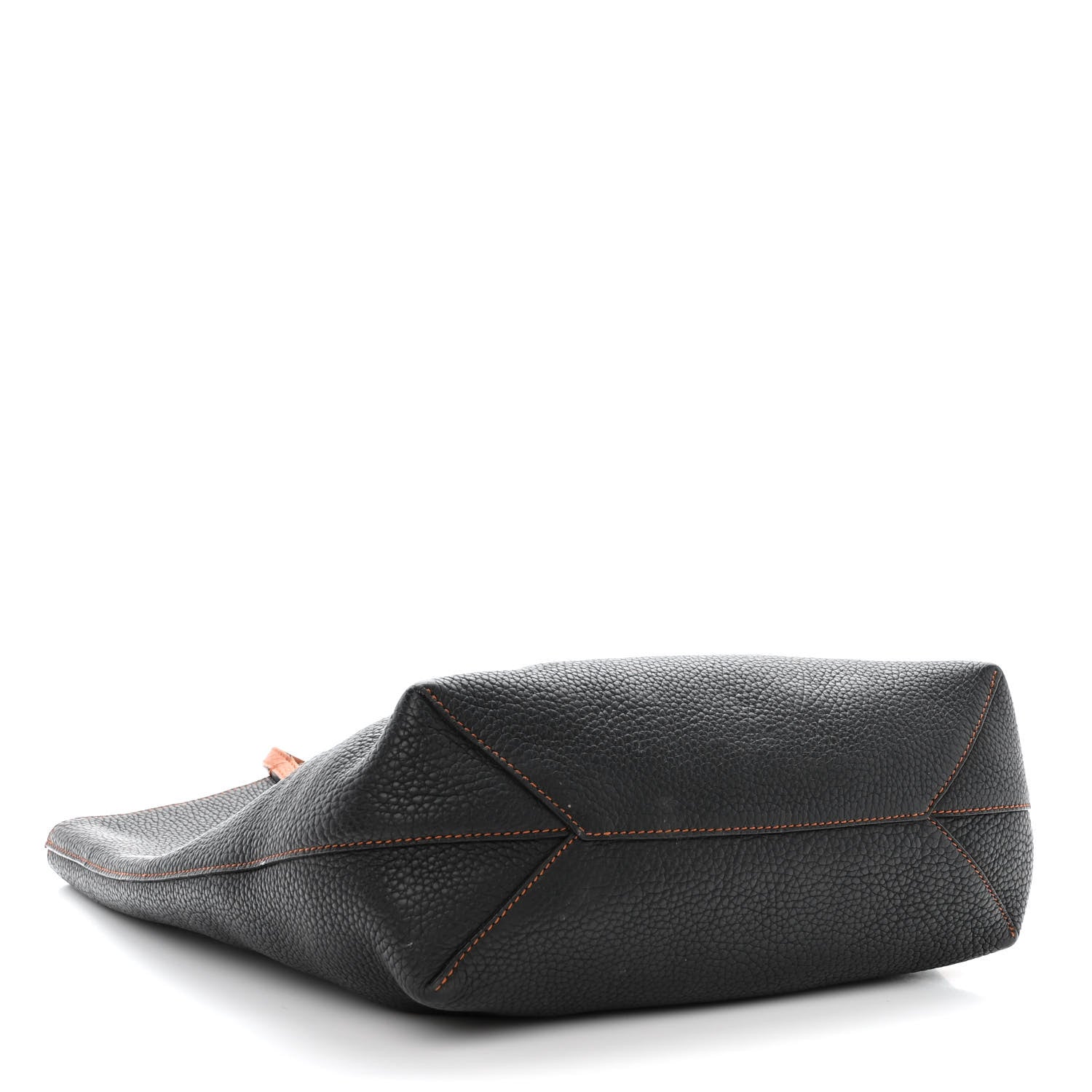 Moynat Taurillon Blush Tote Black Cognac 4 of 11