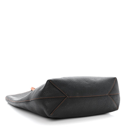 Moynat Taurillon Blush Tote Black Cognac 4 of 11