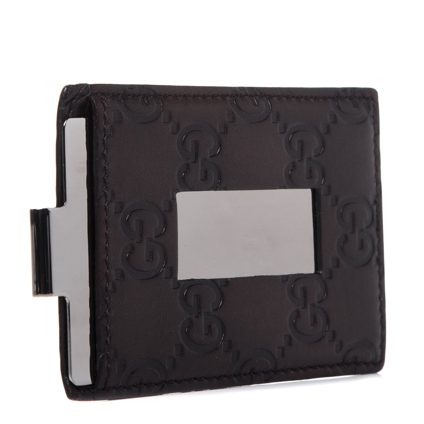Guccissima Money Clip Chocolate