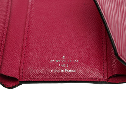 Louis Vuitton Epi Victorine Wallet Indigo Hot Pink 5 of 9