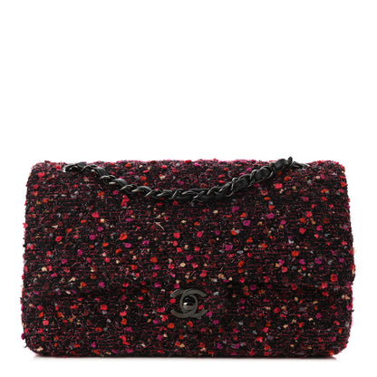 Chanel Tweed Quilted Medium Double Flap Multicolor 1 of 10