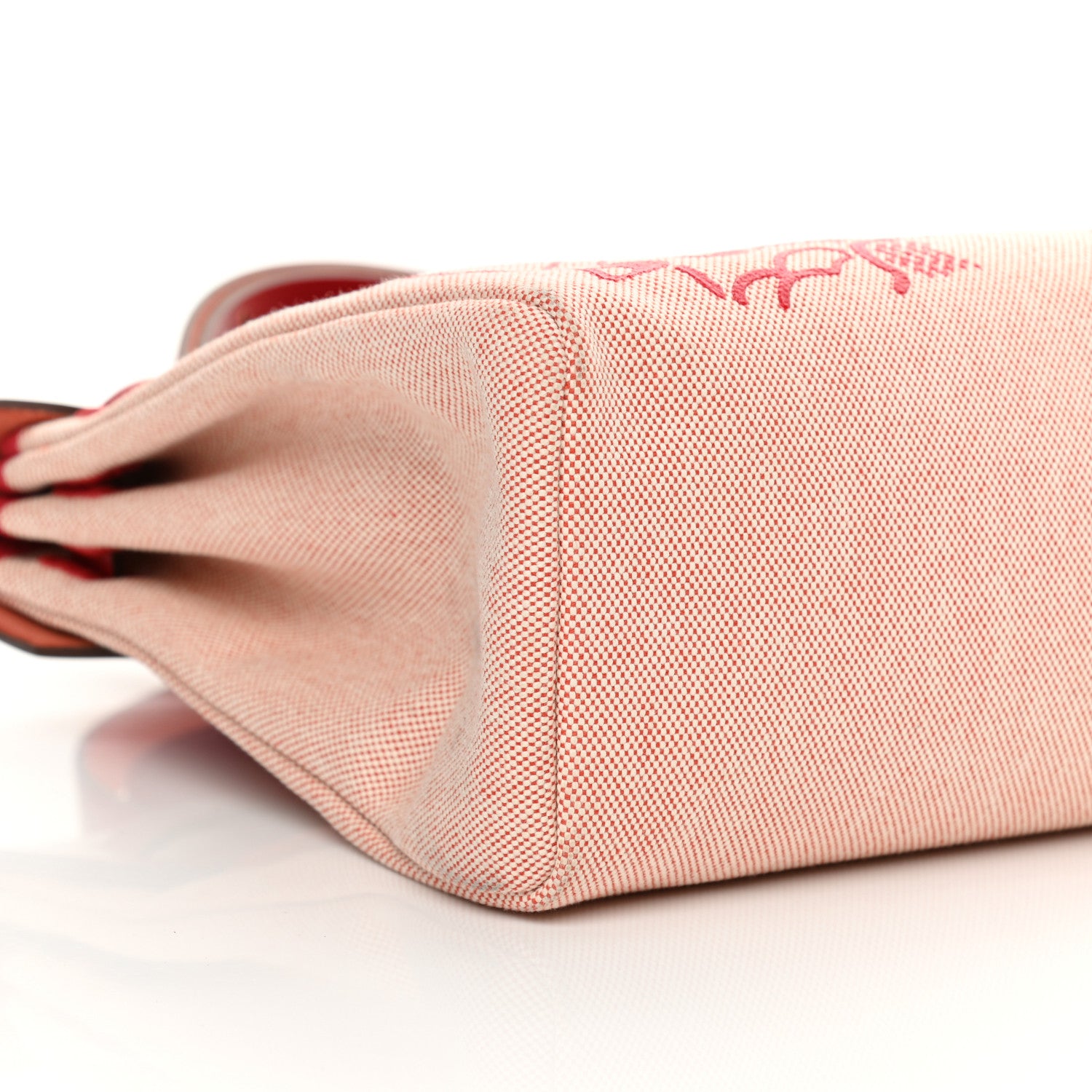 Hermes Vache Hunter Toile Pegase Pop Herbag Zip Retourne 31 PM Rouge Piment 9 of 14