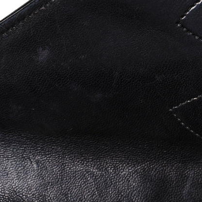 Chanel Lambskin Diamond Stitch Envelope Single Flap Black 10 of 10