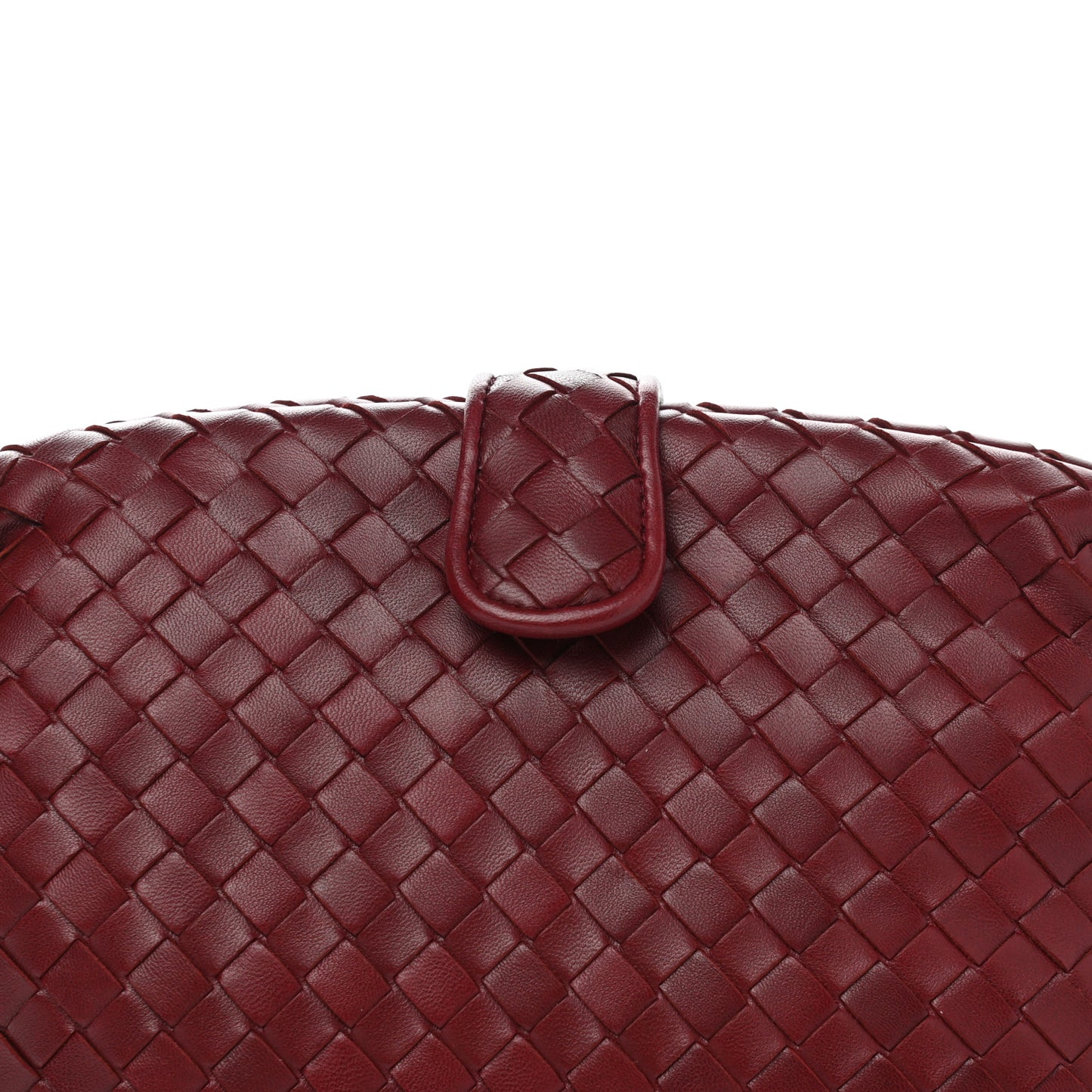 Nappa Intrecciato The Lauren 1980 Clutch Gigolo Red