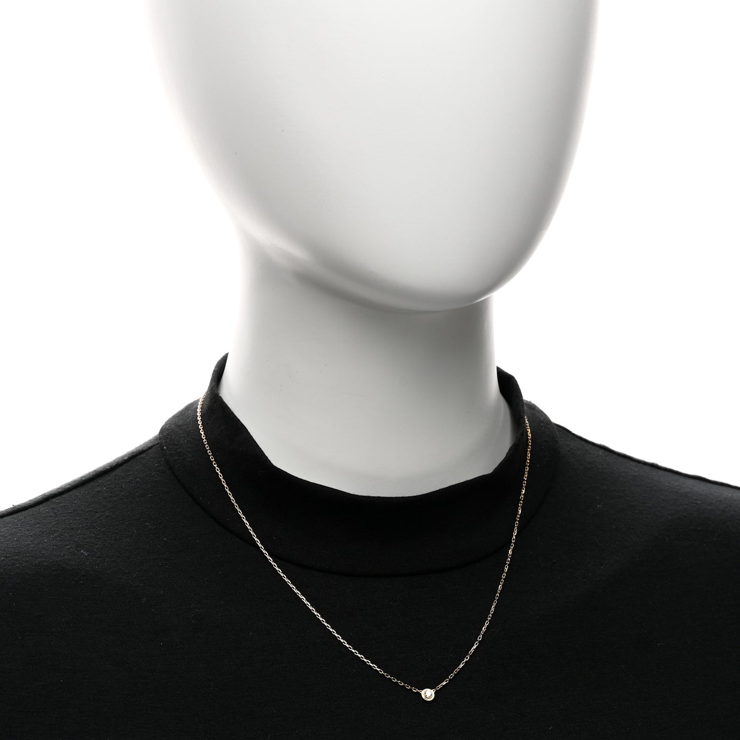 18K Yellow Gold Diamond SM D'Amour Pendant Necklace