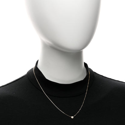 Cartier 18K Yellow Gold Diamond SM D'Amour Pendant Necklace 2 of 5