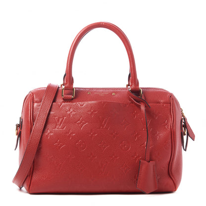 Louis Vuitton Empreinte Speedy Bandouliere 25 NM Cherry 1 of 9