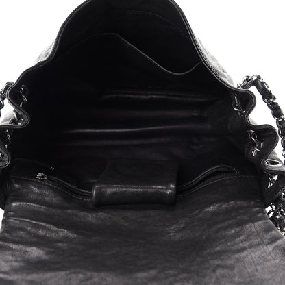 Chanel Metallic Goatskin Luxe Ligne Flap Black 5 of 10