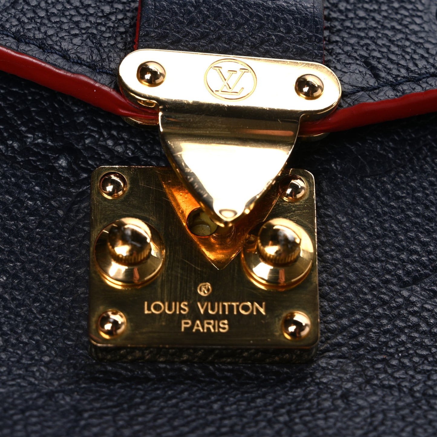 Empreinte Pochette Metis Marine Rouge Marine Rouge