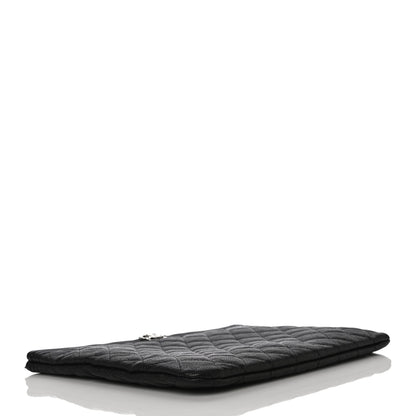 Chanel Caviar Quilted Medium Boy Cosmetic Case Black 4 of 10