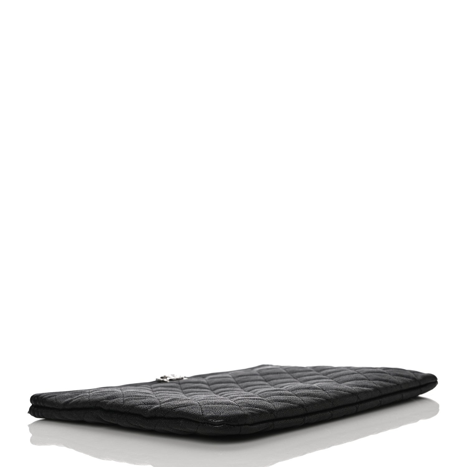 Chanel Caviar Quilted Medium Boy Cosmetic Case Black 4 of 10