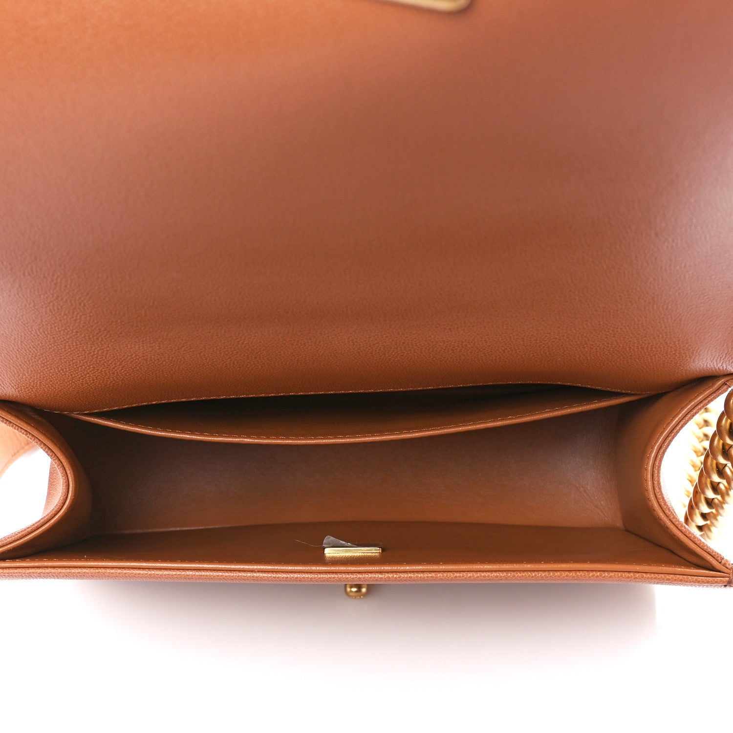 Chanel Caviar Chevron Quilted Medium Boy Flap Brown 5 of 10