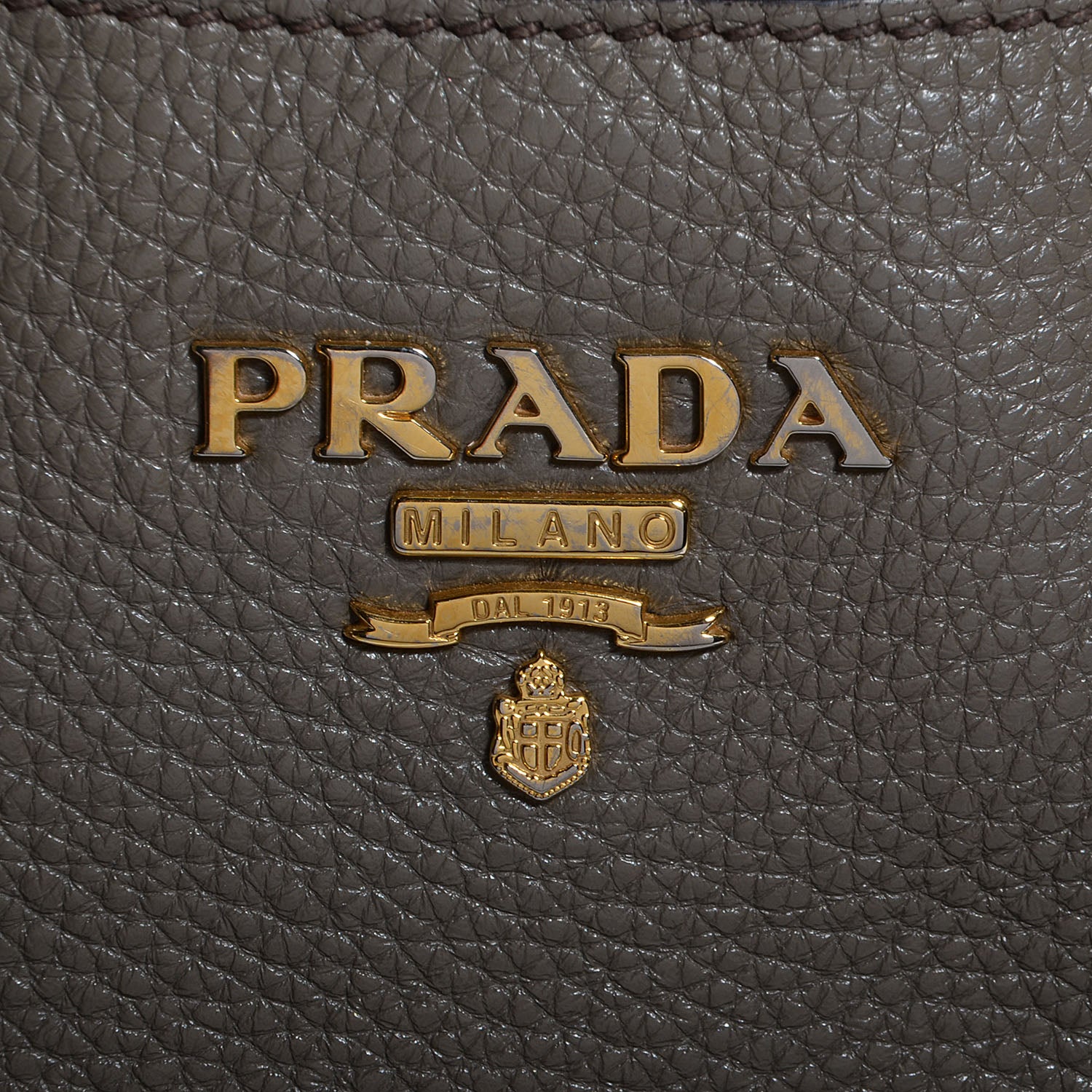 Prada Vitello Daino Shoulder Bag Argilla 10 of 10