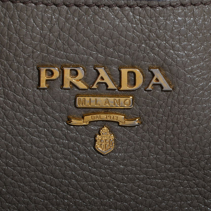 Prada Vitello Daino Shoulder Bag Argilla 10 of 10