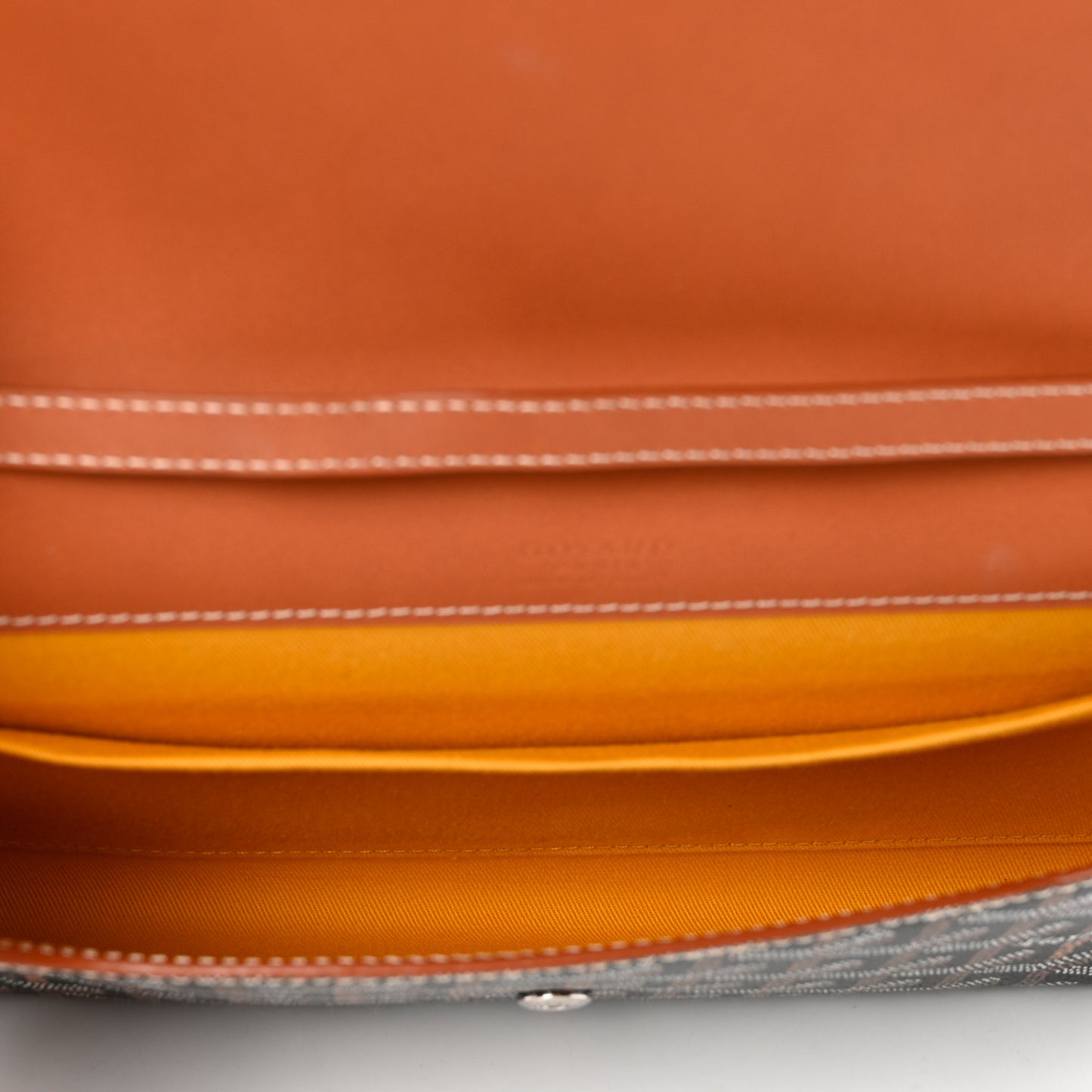 Goyardine Monte Carlo Bois Clutch With Strap Black Gold