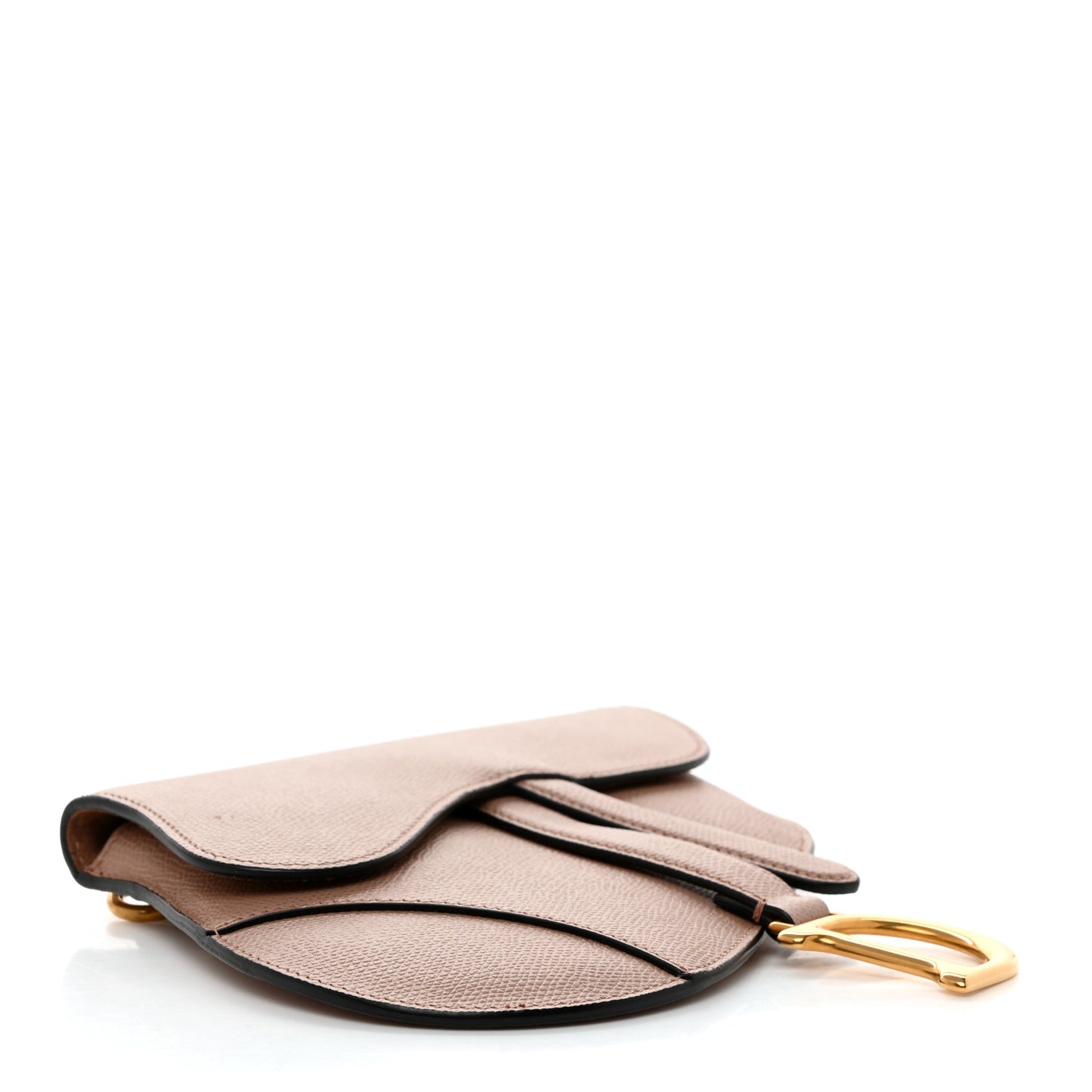 Calfskin Saddle Belt Bag Blush Pink