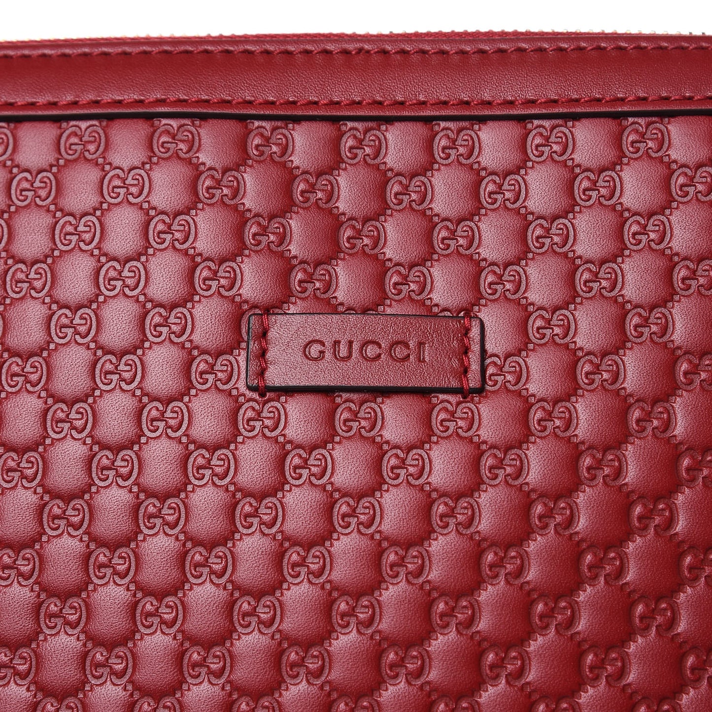 Soft Microguccissima Dome Satchel Red