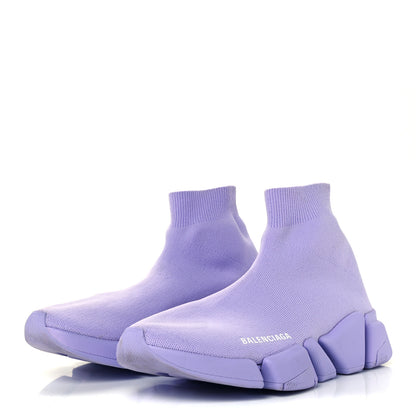 Balenciaga Technical 3D Recycled Knit Womens Speed 2.0 Sneakers 39 Monocolor Lilla 2 of 11