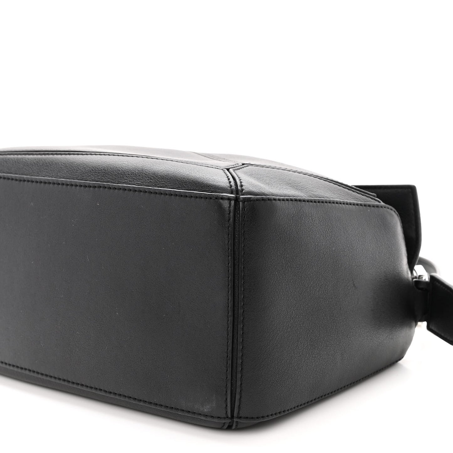 Calfskin Small Puzzle Bag Black