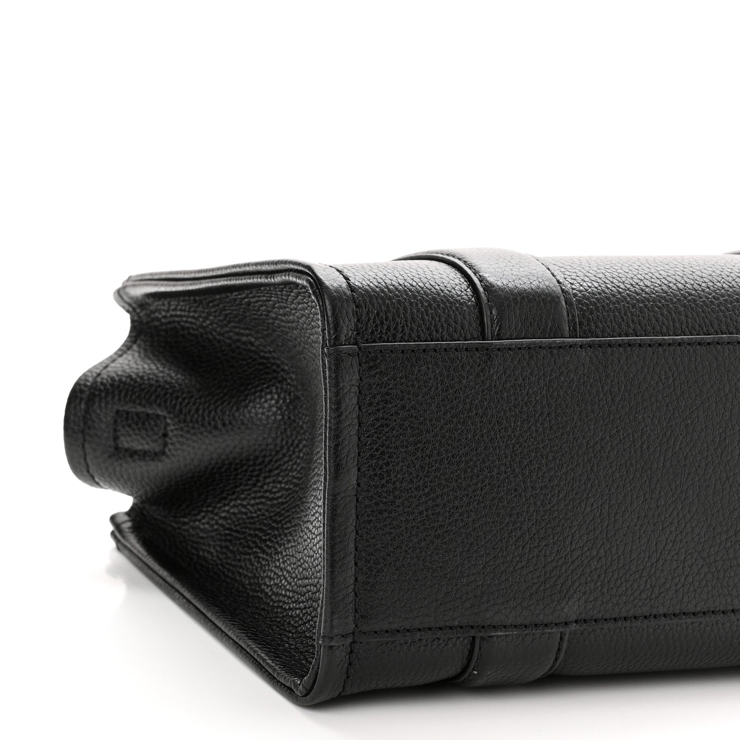 Grained Calfskin Small The Tote Bag Black