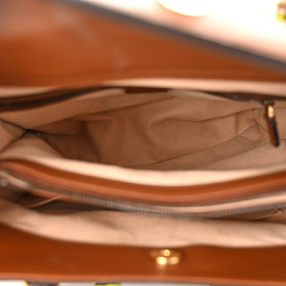 Gucci Wonka Grain Calfskin Medium Diana Tote Bag Cuir Yellow Fluo 5 of 11