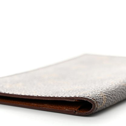 Louis Vuitton Monogram Simple Checkbook Holder Wallet Cover 10 of 11