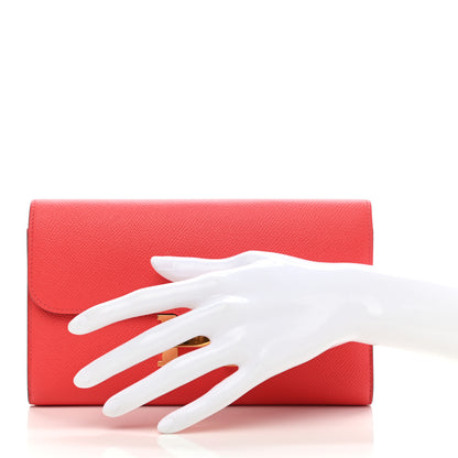 Hermes Epsom Constance Long Wallet Bougainvillea 2 of 7