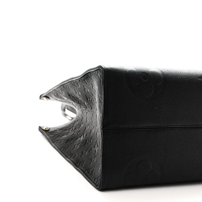 Louis Vuitton Empreinte Monogram Giant Onthego GM Black Black 8 of 9