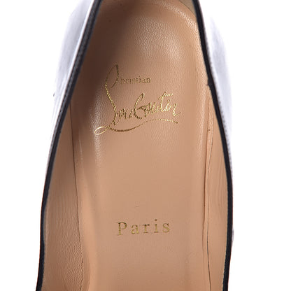 Christian Louboutin Shiny Nappa Pigalle Follies 100 Pumps 37.5 Black 7 of 8