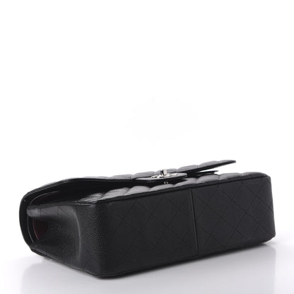 Chanel Caviar Quilted Jumbo Double Flap Black 4 of 12