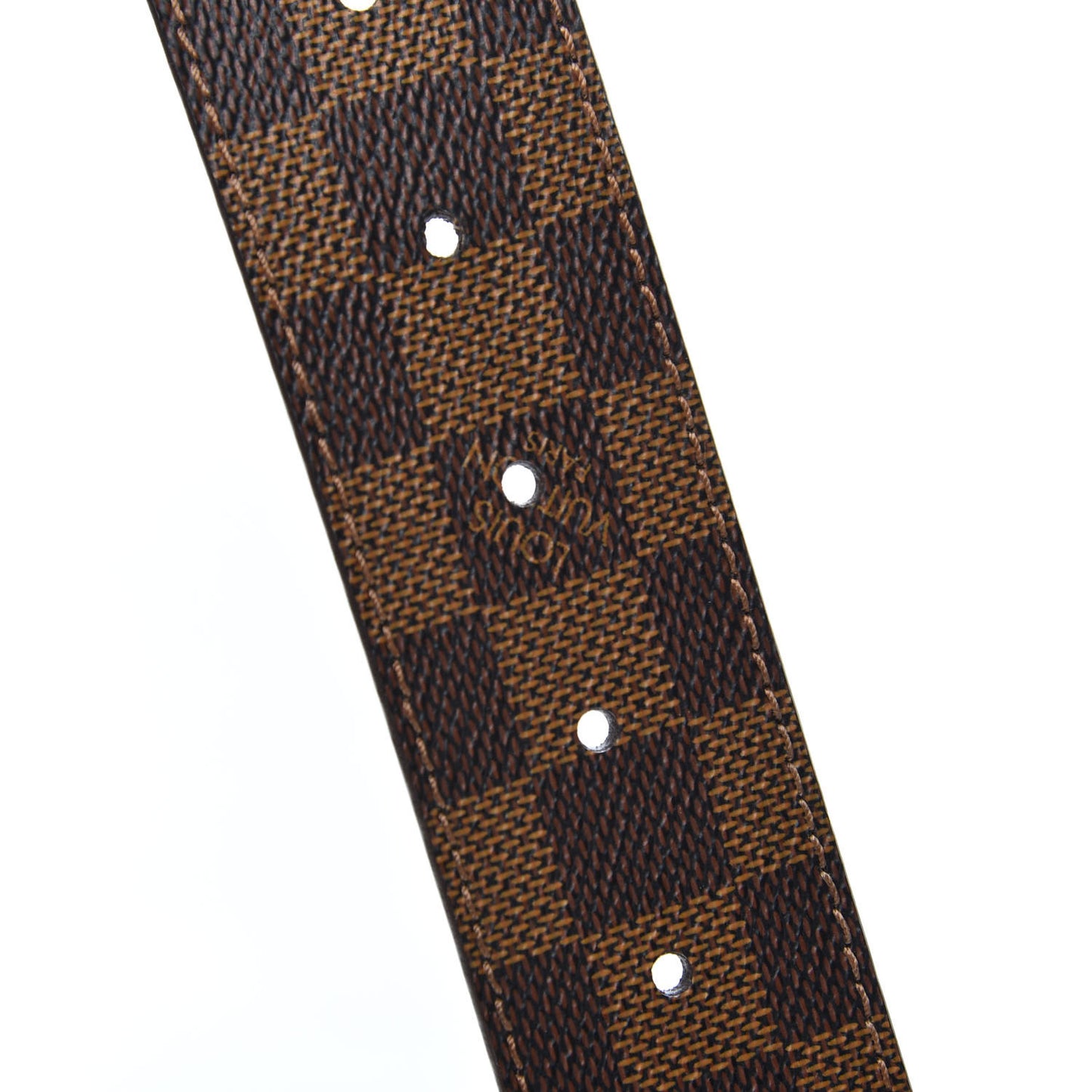 Damier Ebene 40mm LV Initiales Belt 90 36