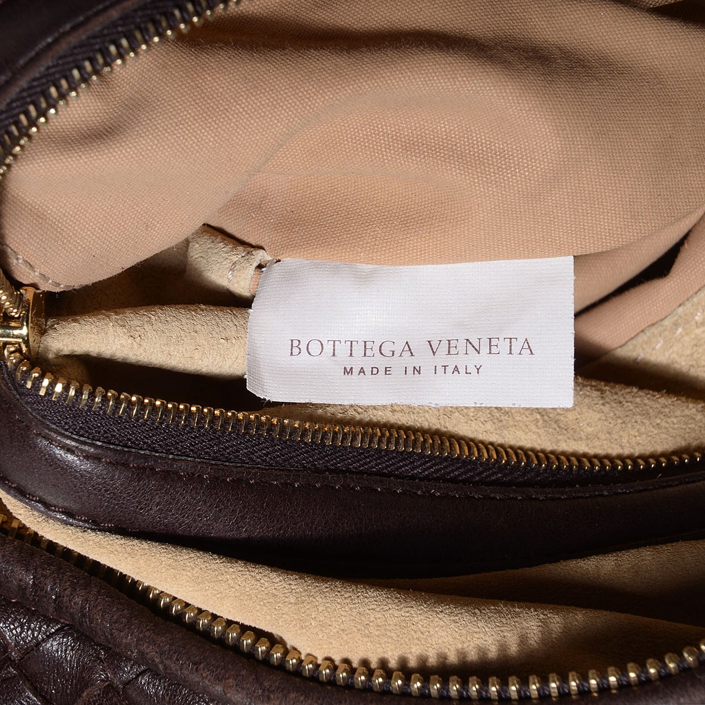 Nappa Intrecciato Large Veneta Hobo Ebano