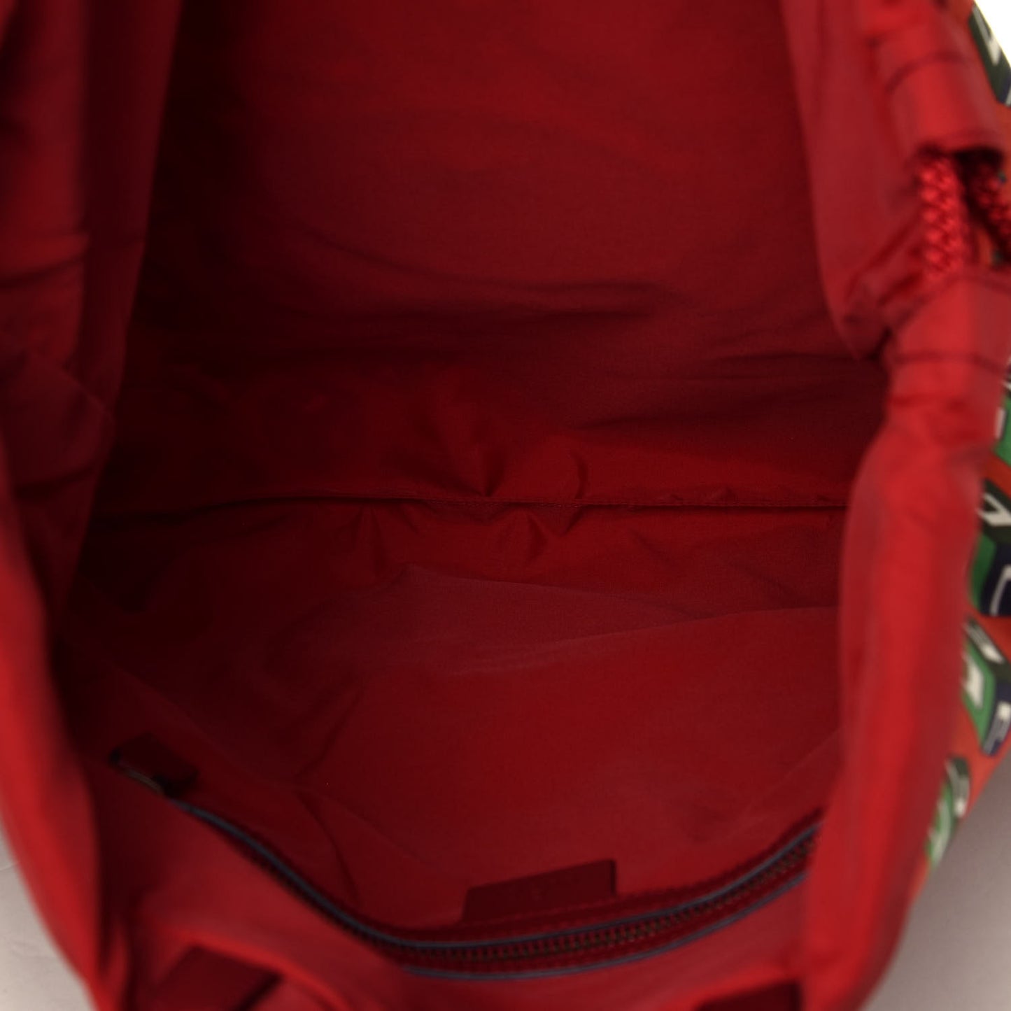 Cotton GG Wallpaper Neo Vintage Drawstring Backpack Vulcanic Red