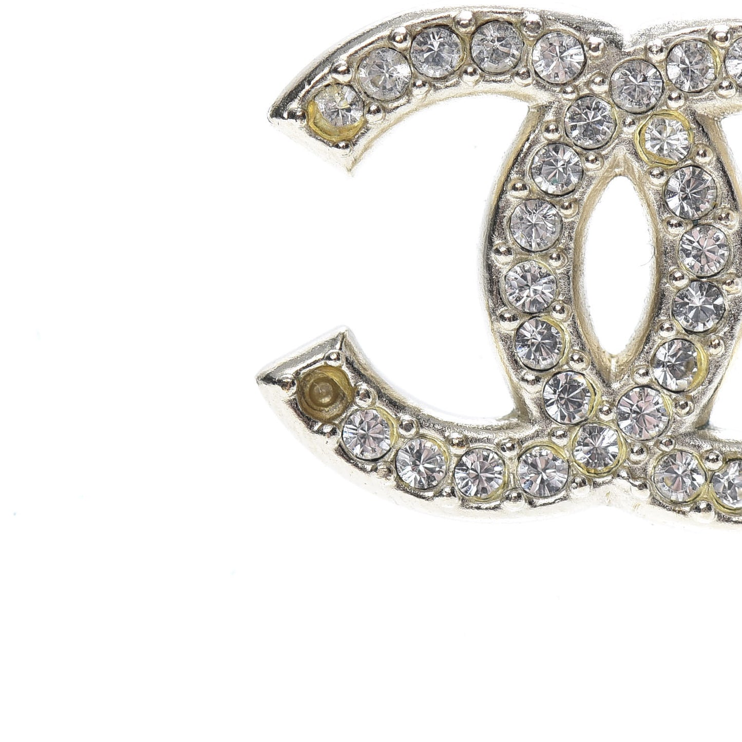 Crystal CC Earrings Gold