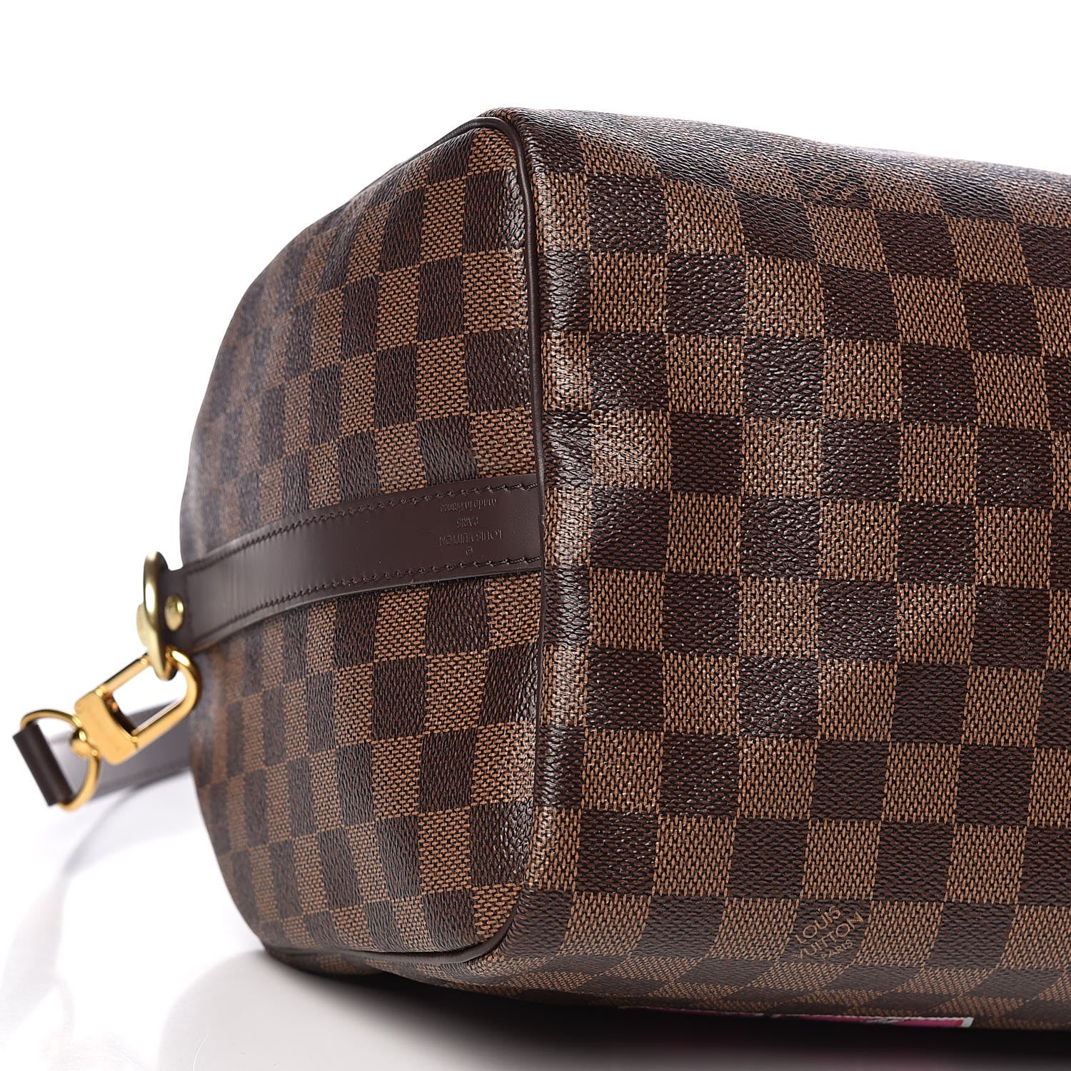 Louis Vuitton Damier Ebene Patches Speedy Bandouliere 30 8 of 9