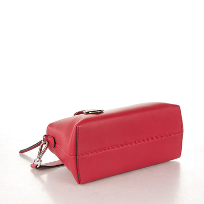Fendi Vitello Dolce Marmol Medium By The Way Boston Bag Ciliegia 4 of 7