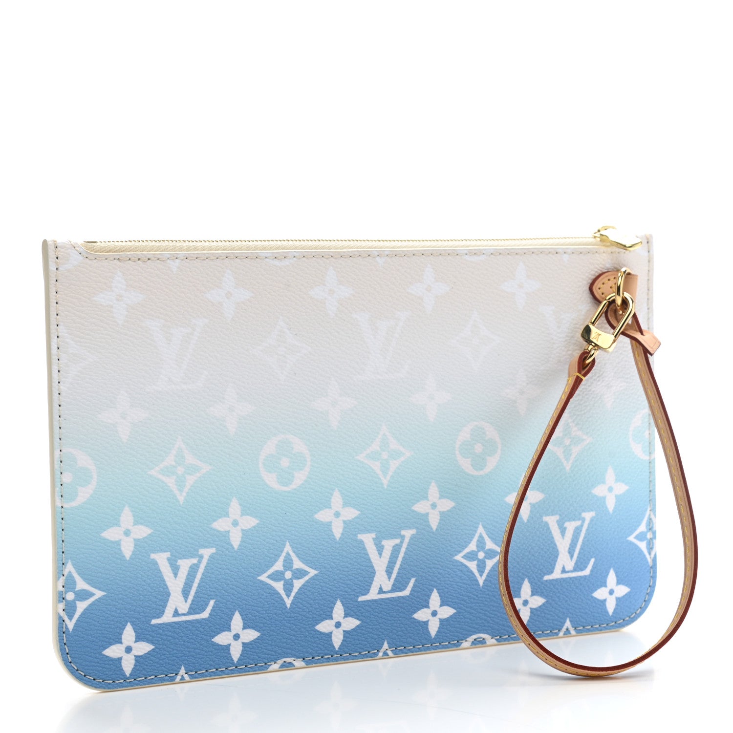 Louis Vuitton Monogram By The Pool Neverfull MM Pochette Blue 5 of 6