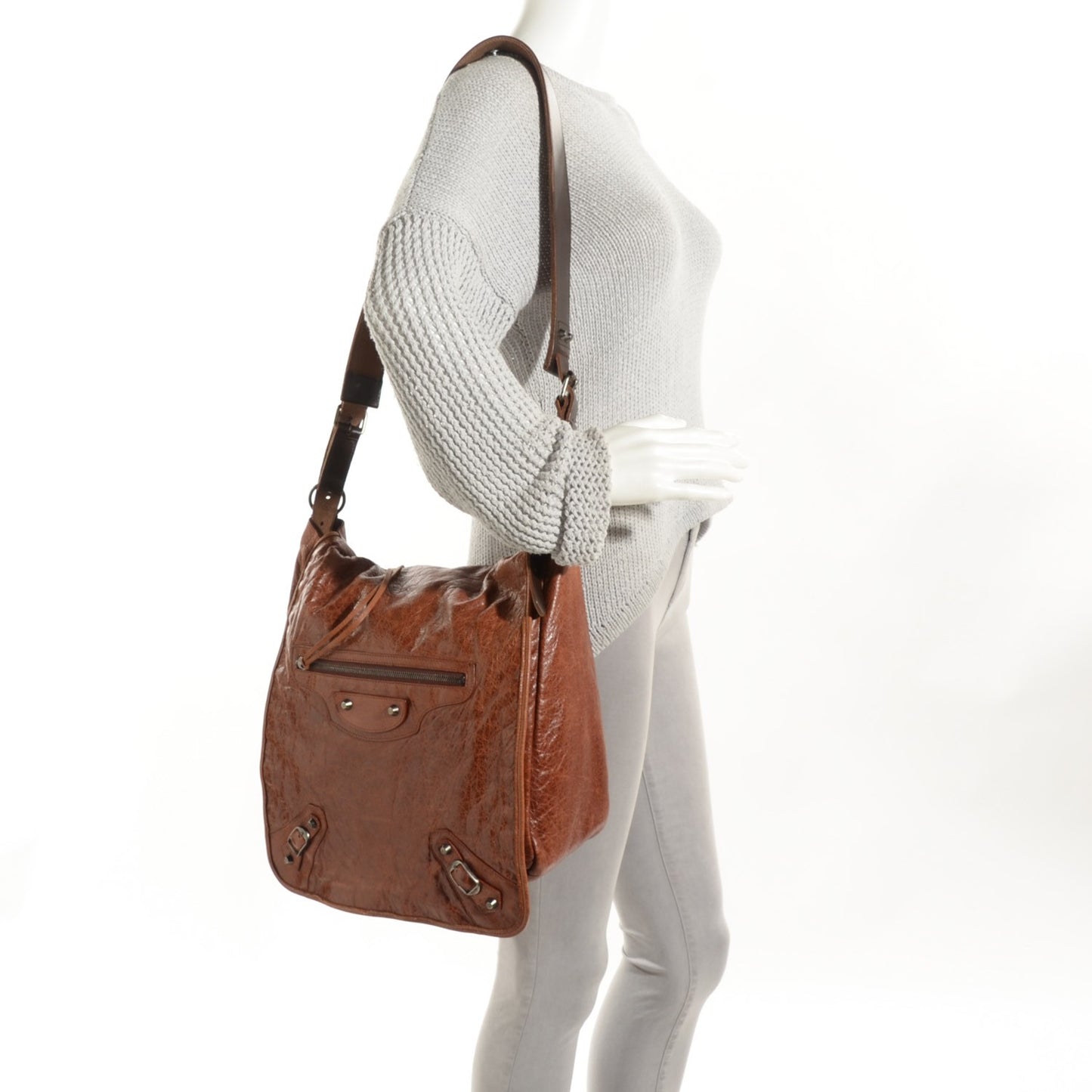 Agneau Besace Messenger Flap Bag Automne