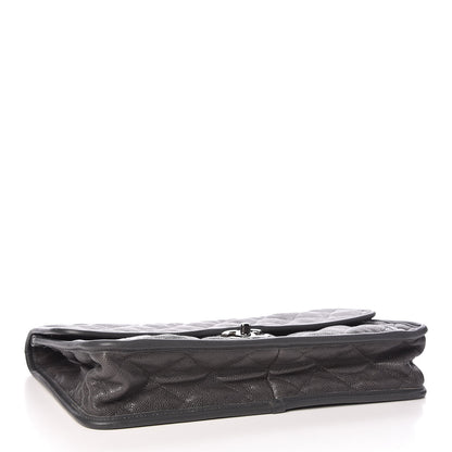 Chanel Caviar Quilted Large French Riviera Flap Dark Grey 4 of 10