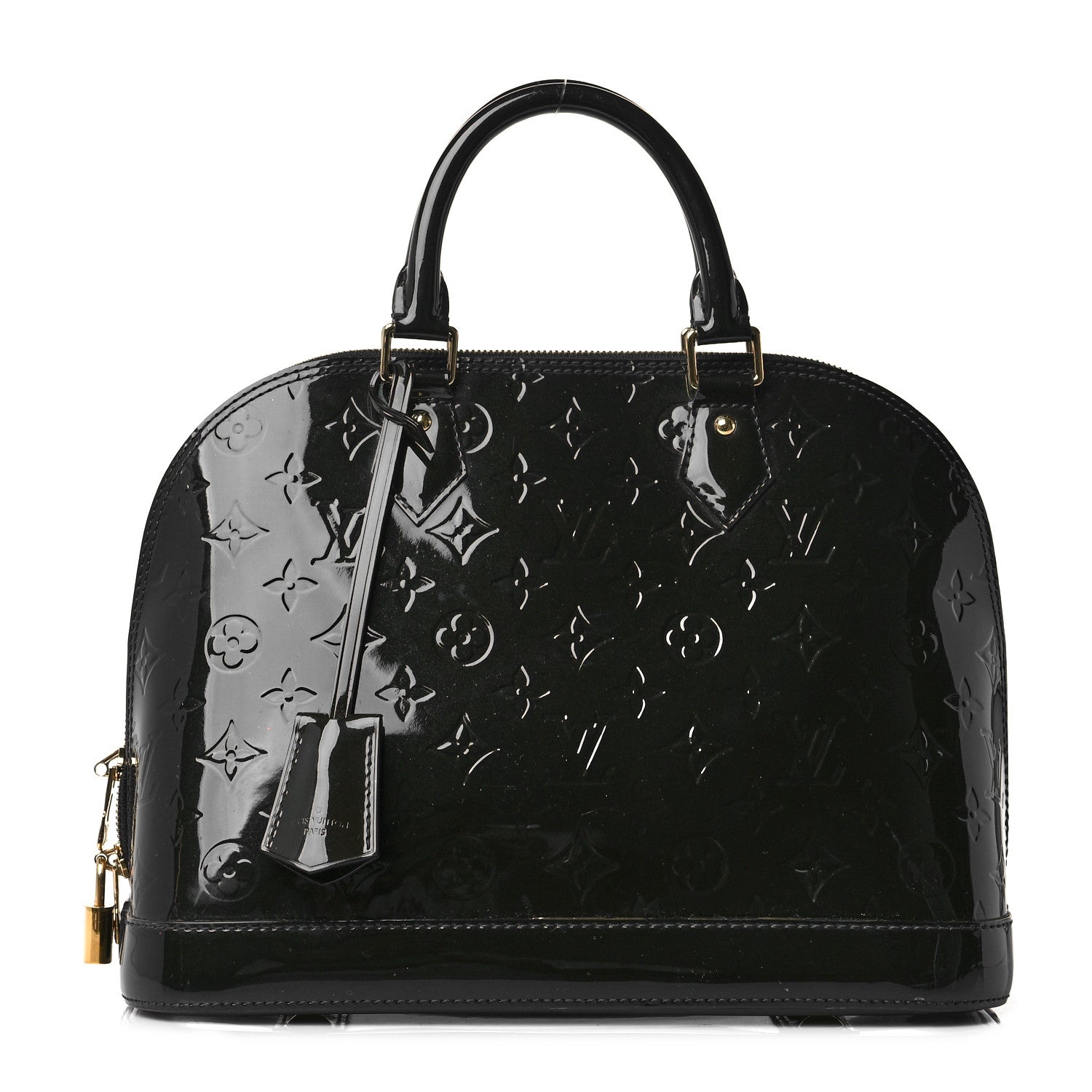 Louis Vuitton Vernis Alma PM Black 1 of 8
