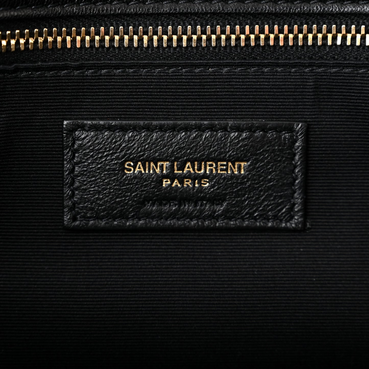Lambskin Matelasse Monogram Medium Niki Chain Satchel Black