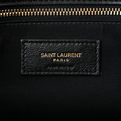 Saint Laurent Lambskin Matelasse Monogram Medium Niki Chain Satchel Black 6 of 10