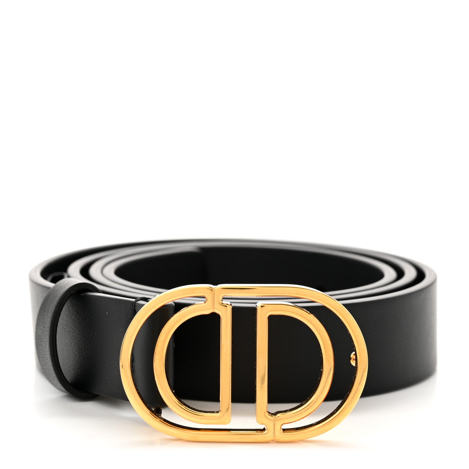 Christian Dior Calfskin CD Belt 85 Black 1 of 6