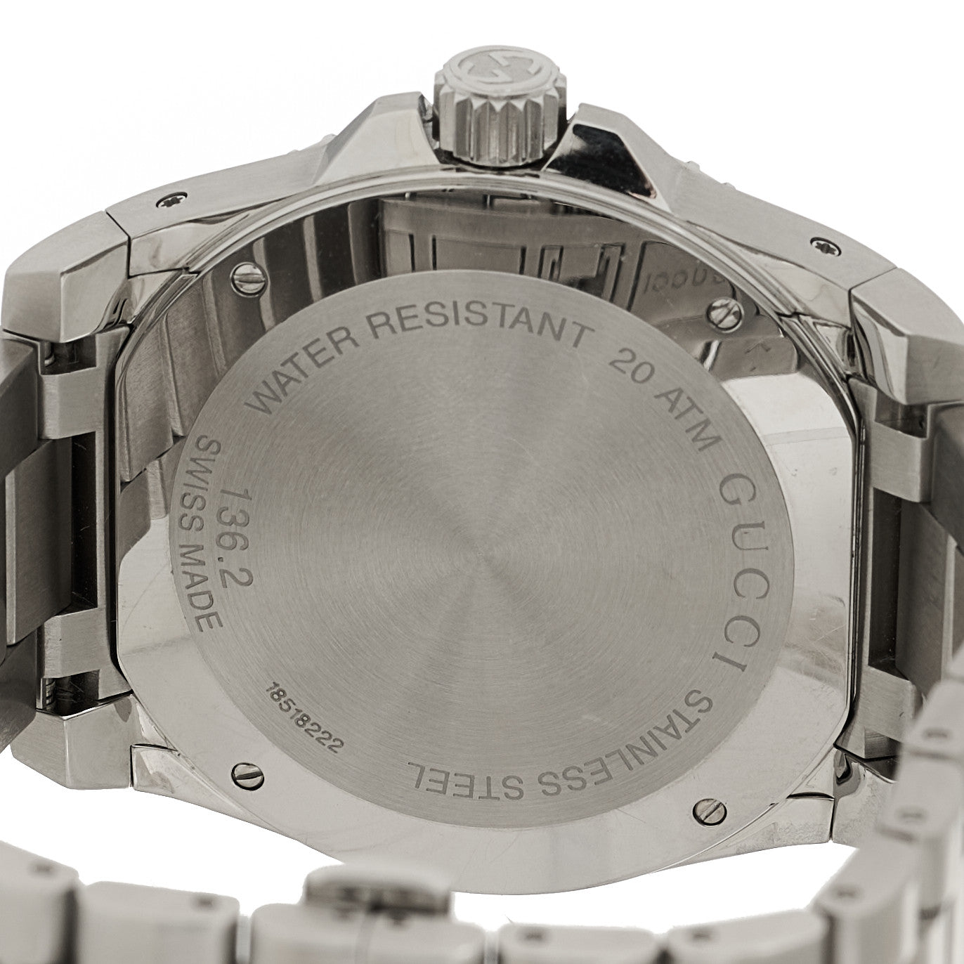 Gucci Stainless Steel 45mm Dive Quartz Watch Black 4 of 4