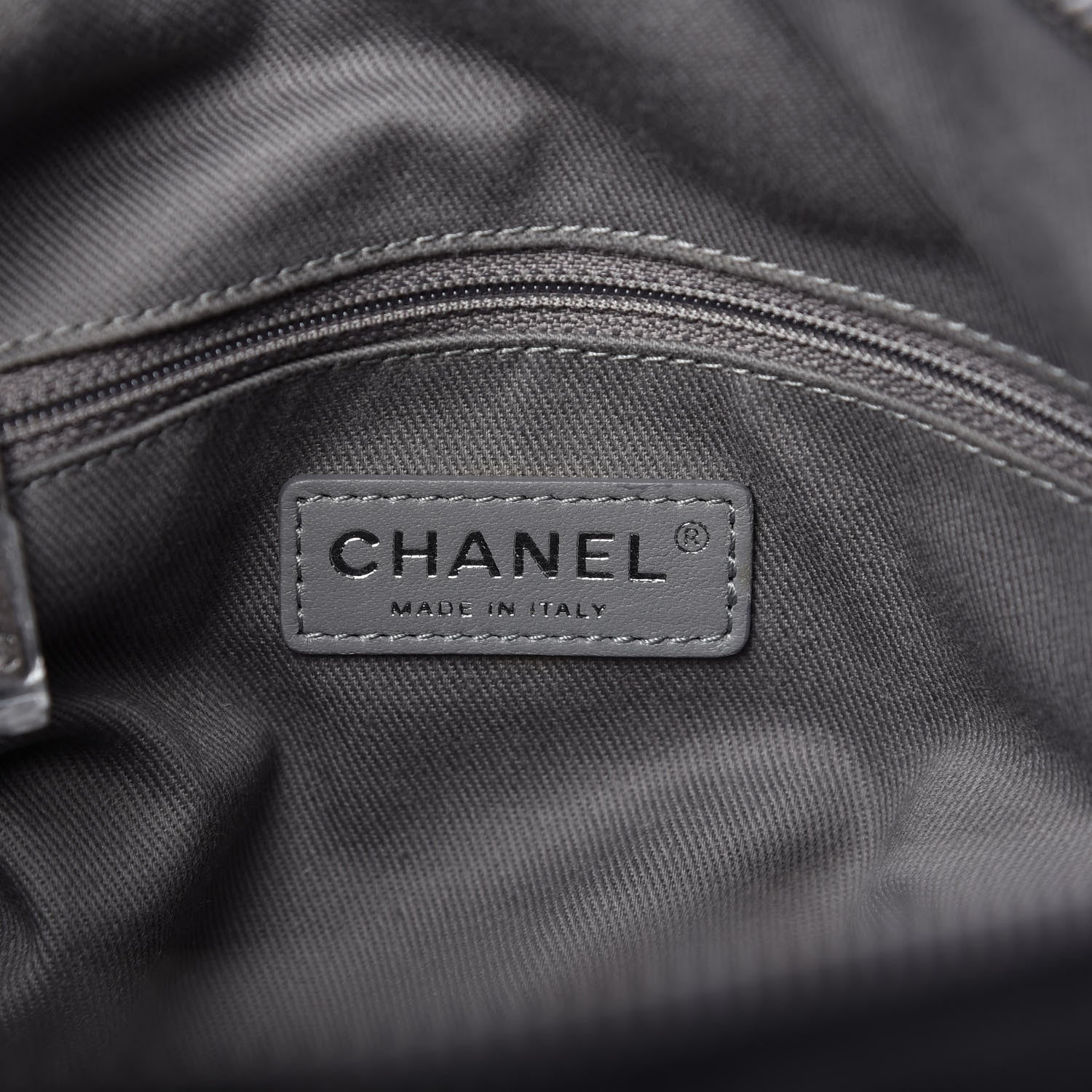 Chanel Iridescent Calfskin Quilted Coco Daily Shoulder Bag Black 8 of 11