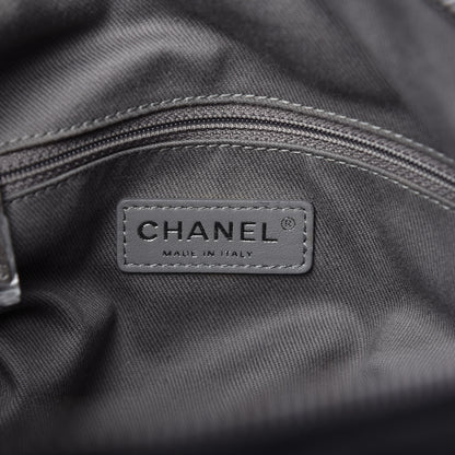 Chanel Iridescent Calfskin Quilted Coco Daily Shoulder Bag Black 8 of 11