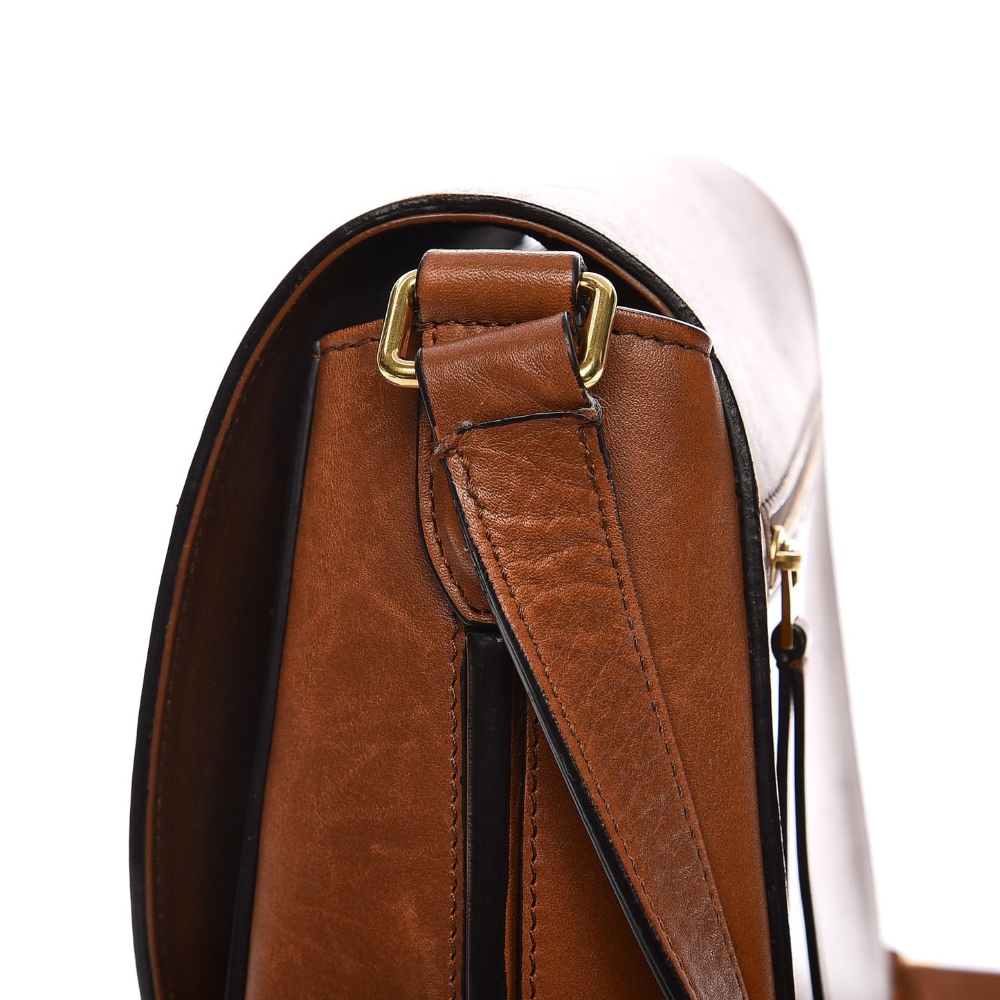 Supersoft Calfskin Medium Trotteur Caramel