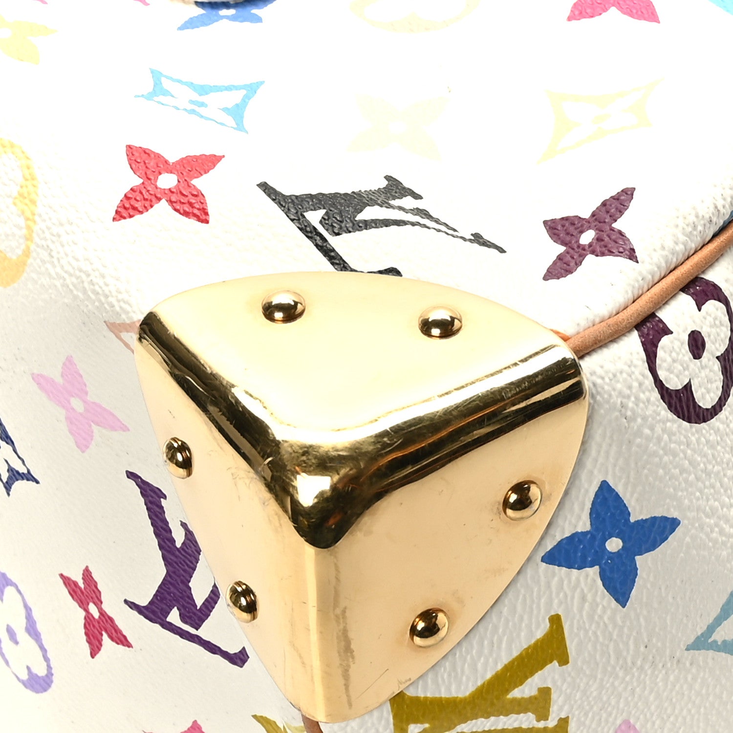 Louis Vuitton Monogram Multicolor Speedy 30 White 7 of 9