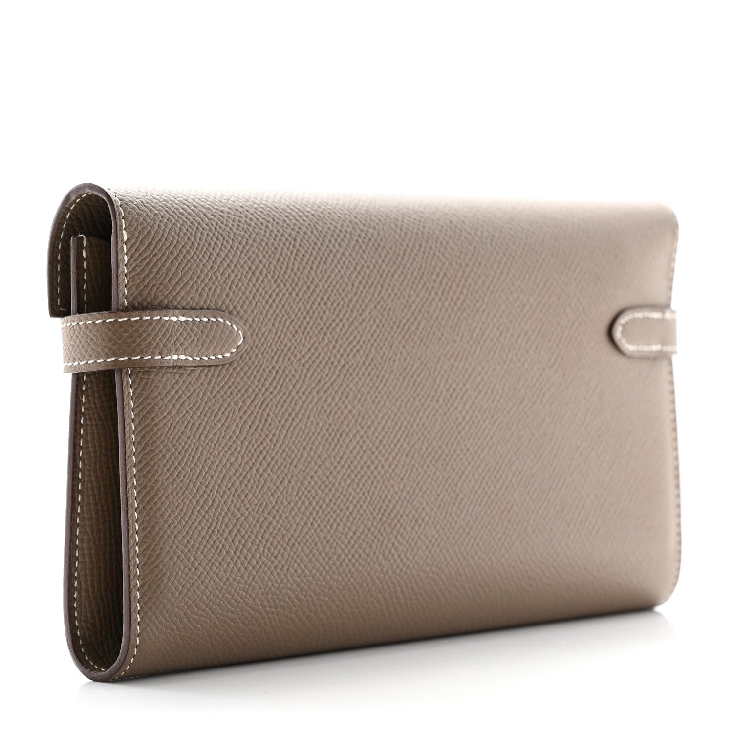 Hermes Epsom Kelly Longue Wallet Etoupe 3 of 9