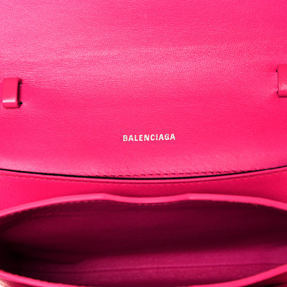 Balenciaga Shiny Box Calfskin Small B Bag Acid Fuchsia 5 of 10